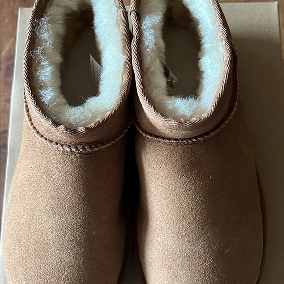 NEW Ugg Chestnut Ultra Mini Size 7 - Picture 3 of 5